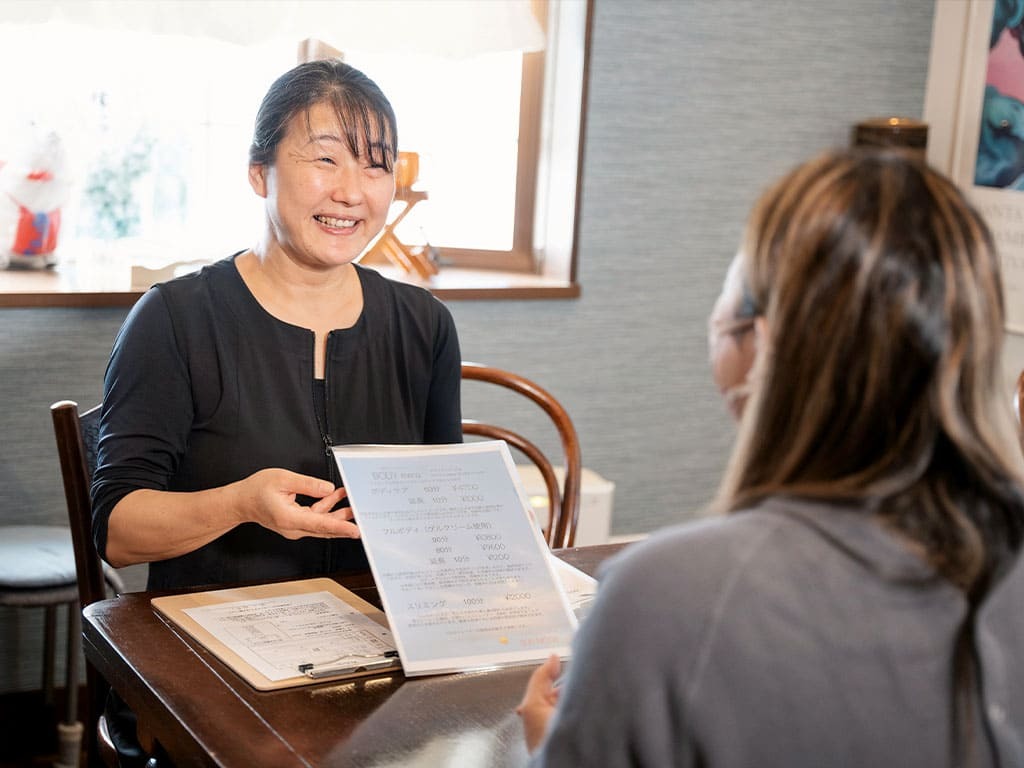 一人ひとりに合わせたオリジナルメニュー